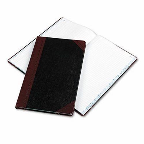Record/Account Book, Black/Red Cover, 150 Pages, 14 1/8 x 8 5/8 (BOR9150R)