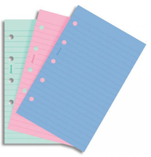Filofax paper mini ruled notepaper fashion colors for sale