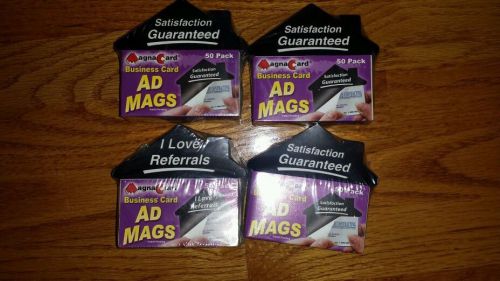 200 SATISFACTION GUARANTEED MAGNA CARD BUSINESS MAGNET I LOVE REFERRALS LOT