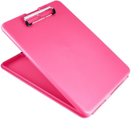 Slimmate Plastic Storage Clipboard Letter Size Pink 12 Inch 00835