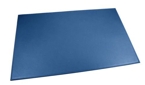 LUCRIN - Large desk pad 23.6 x 15.7 inches - Smooth Cow Leather - Royal Blue