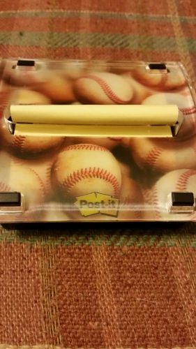 Post-it 3x3 pop-up note dispenser, baseball, 3d design, 1 pad included for sale