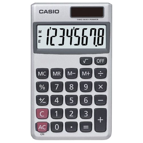 NEW Casio SL-300SV Solar Powered Standard Function Calculator
