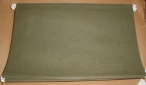 25 NEW SKILCRAFT HANGING FILE FOLDERS GREEN LEGAL SIZE  COATED RODS # 3649498