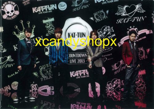 Japan KAT-TUN COUNTDOWN LIVE 2013 official group clear file