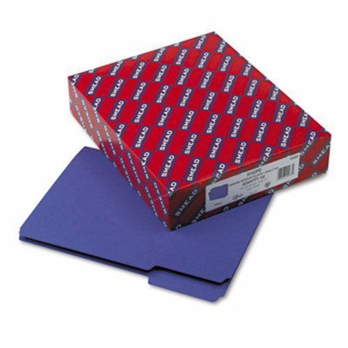 Smead Interior File Folders, 1/3 Cut Top Tab, Letter, Purple, 100/Box (SMD10283)