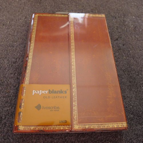 Livescribe paper blanks old leather Handtooled Mini Wrap Lined, Acid-Free