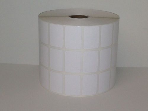 1 roll of 9000 1.25x.875 blank upc direct thermal zp450 3-across 1&#034; core labels for sale