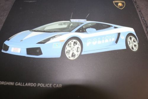 Lamborghini Gallardo Police Car Mouse Pad Official