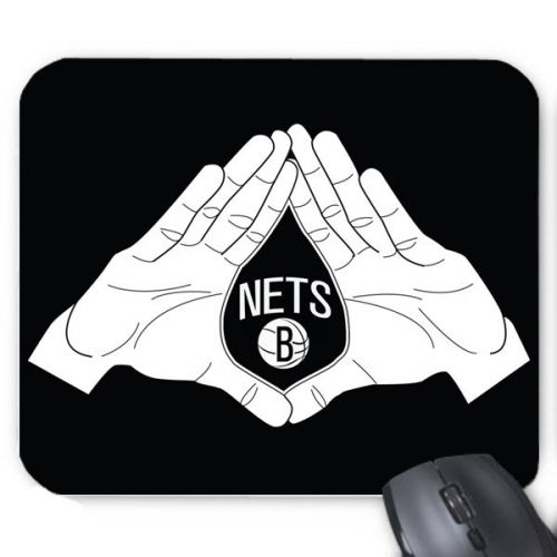 Brooklyn Nets Logo Mouse pad Keep The Mouse from Sliding