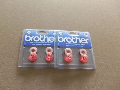 2 packs - Brother 2/Pack Lift-Off Correction Tapes Reorder # 3010-Made in USA