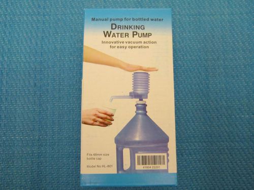 Drinking water pump hand press manual pump fits most standard size bottle cap for sale