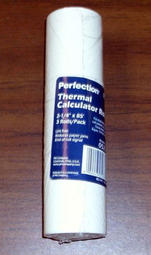 PERFECTION THERMAL CALCULATOR ROLLS (PACK OF THREE 2-1/4&#034; X 85&#039; ROLLS)