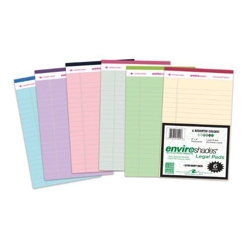 Enviroshades assorted legal pad 74220 for sale