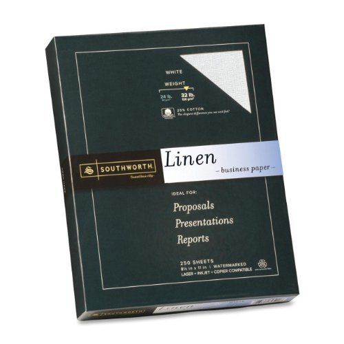 Southworth Linen Business Paper - Letter - 8.50&#034; X 11&#034; - 32 Lb - (j558c)