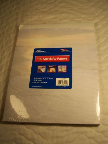 Ampad PC Papers 100 Specialty Papers - SEASET - 24LB Paper - NEW - Sealed