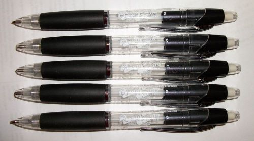 Zebra Z-Grip Max Mechanical Pencil, 0.7 Mm, Black Barrel, 5 pack (bulk)