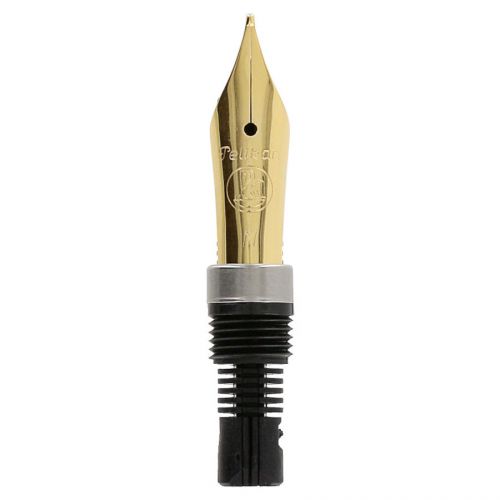 Pelikan M200 Stainless Steel Gold-Plated Replacement Nib, Medium Point, Each
