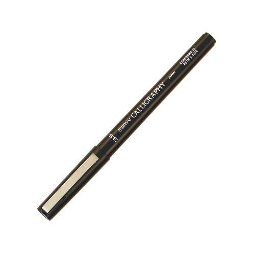 Marvy Calligraphy Pen, 3.5, Black (Marvy 6000MS-1) - 1 Each