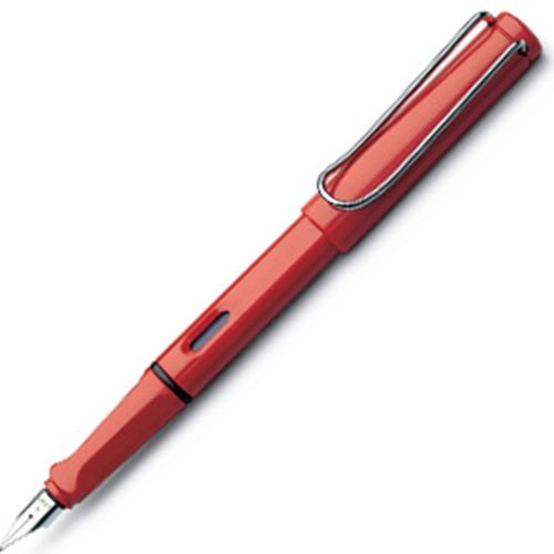 2 x lamy safari fountain pen red christmas gift free shipping for sale