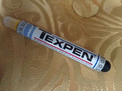 Dykem texpen industrial paint marker - yellow for sale