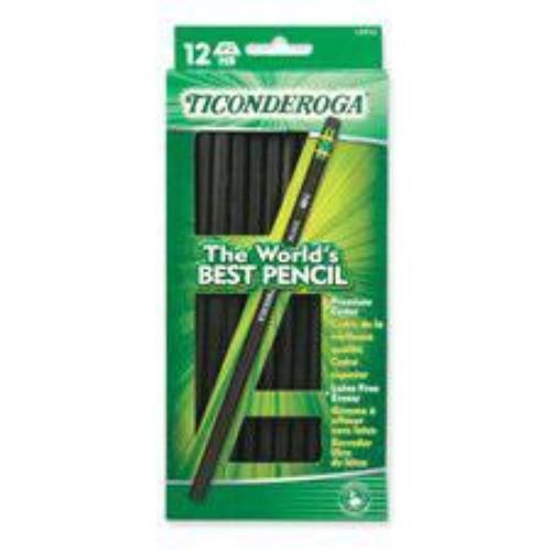 Dixon Ticonderoga No. 2 Pencils Black 12 Count