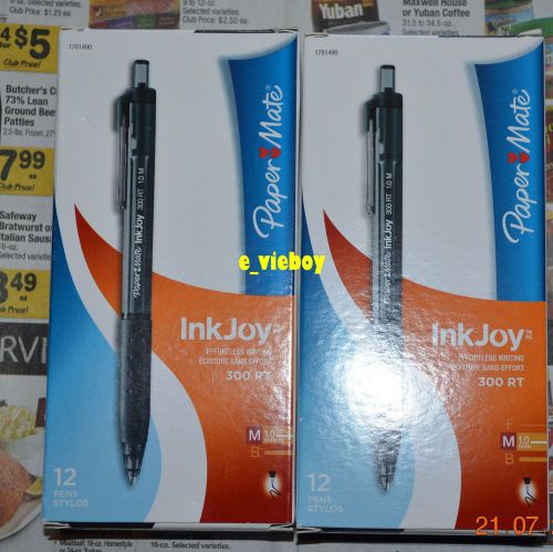 ? Papermate Ink Joy 300RT 1.0MM 24 Pens (1781490) NEW