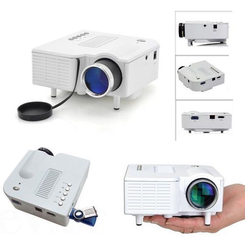 new Pocket Mini LED Projector UC28+ Home Theater Support HDMI VGA SD Card AV IN