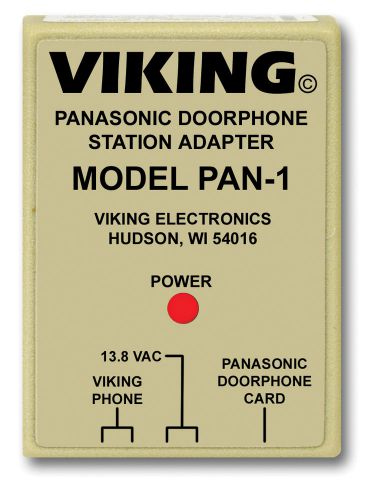 NEW Viking VIKI-VKPAN1 Panasonic Door Phone Station Adapter