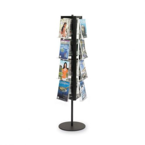 Safco Rotary Literature Display Rack - SAF4113BL