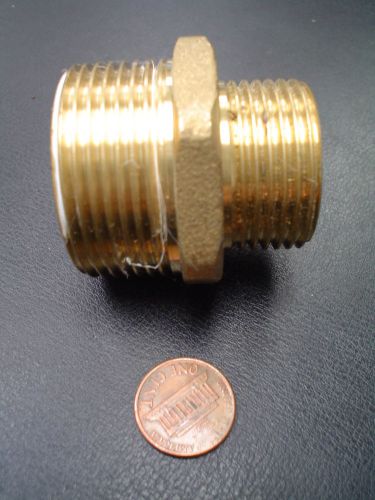 1 1/4&#034; x 1&#034; brass reducing coupler (parallel x pipe) for sale
