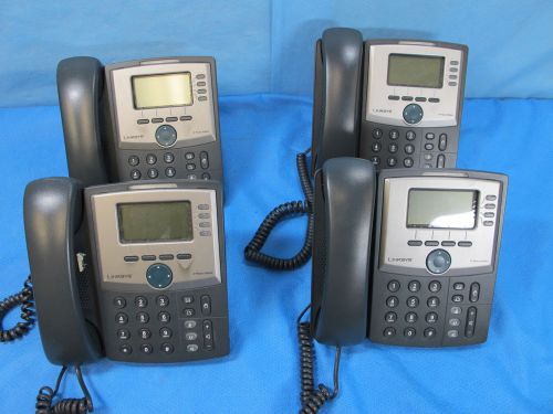 Cisco Linksys SPA942 4-Line IP Phone SPA-942 SIP Lot of 4
