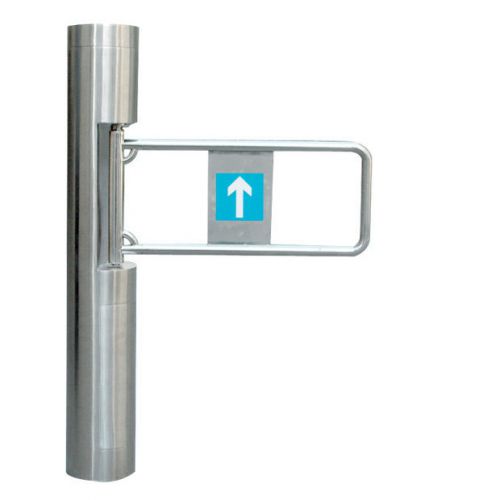 Access control semi-auto cylinder swing gate for sale
