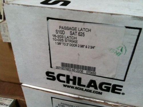 Schlage s10d saturn (sat) passage lever set 625 ( 2 of 4) for sale