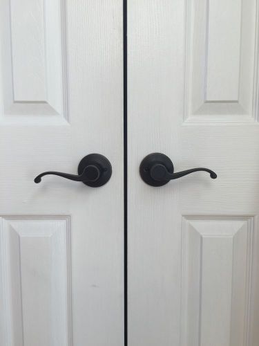 New 21 piece oiled rubbed bronz door lever set - whole house set for sale