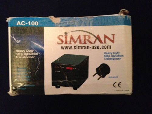 Simran AC-100 Step Up/Down Voltage Converter Transformer