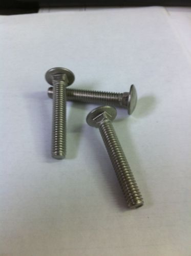 Stainless Steel Carriage Bolt  SS 18-8,  5/16-18,  2&#034; long,  50 Pcs