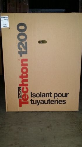 Roxul techton 1200 pipe insulation  8&#034;x2.5&#034;  6.560 linear ft for sale