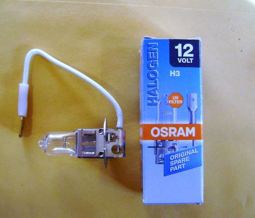 Osram sylvania 64151 55 watt 12 volt t3.25 halogen pk22s base w/spade connector for sale