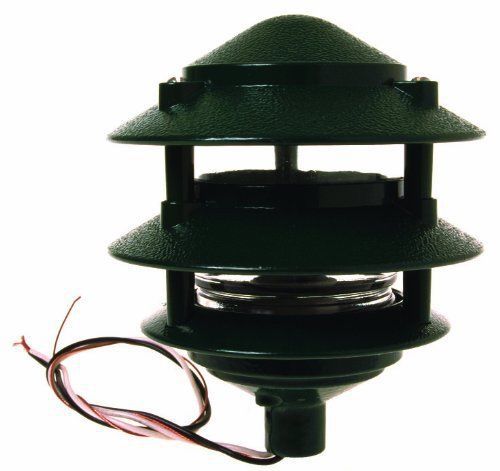 Hubbell 5884-8 60-inch diameter garden light weatherproof fixture  green for sale