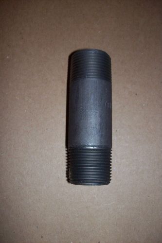 Camco Industrial  Black Steel Nipple  1&#034; x 4&#034;  XHSML