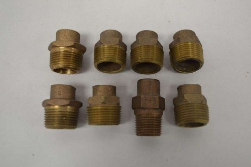 Lot 8 new lee assorted bronze adapter fitting solder weld d349980 for sale