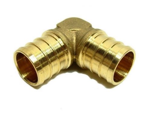 3/4&#034; pex x 3/4&#034; pex elbow - brass crimp fitting for sale