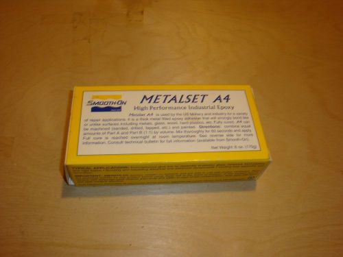 SMOOTH-ON METALSET EPOXY 2 PART EPOXY METALSET A4 EPOXY