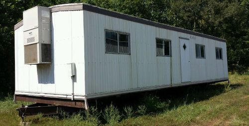 Mobile modular office trailer 14&#039; x 40&#039; with central heat &amp; air and axles/tires for sale