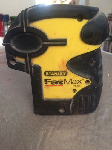 Stanley fat max plumb laser for sale