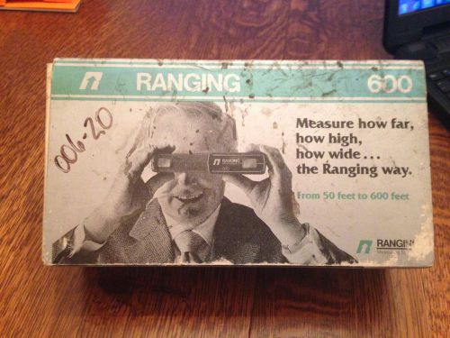Vintage Ranging Optical Tape Measure Distance Range Finder Engineer Surveyor NEW