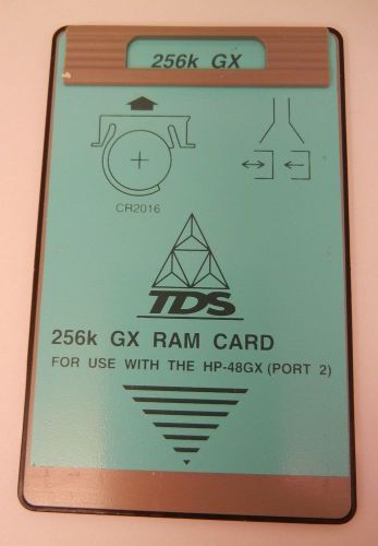 TDS 256K RAM Card HP-48GX