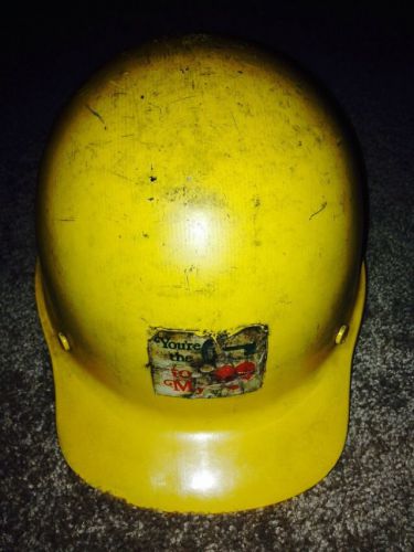 Msa skullgard fiber mining construction welding hard hat with brim solid for sale