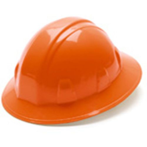 Pyramex hp24140 4 point safety hard hat &#034;orange&#034; ratchet suspension fast ship! for sale